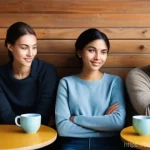 Home 12 상대방의 감정 표현을 이해하는 방법 - **Prompt: Understanding Non-Verbal Cues in a Social Setting**
"A diverse group of individuals (a...